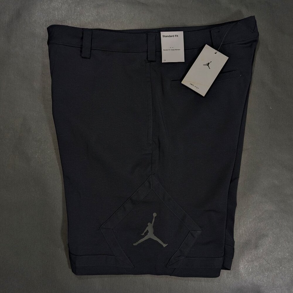 Jordan Dri-FIT Sport Men's Golf Diamond Shorts Size 32 Big & Tall Black